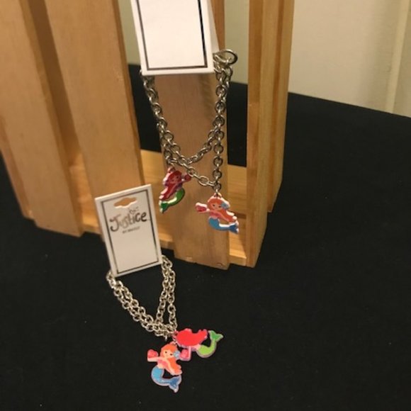 Justice BFF mermaid bracelets.  set of two - Picture 1 of 3